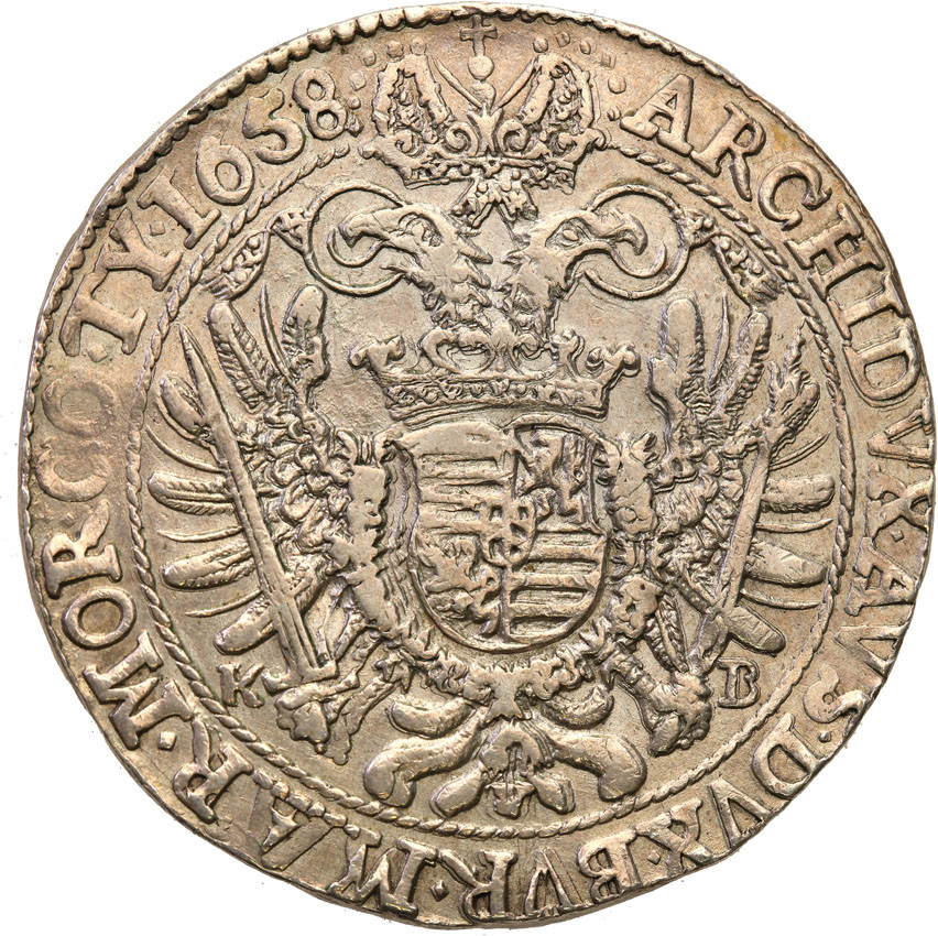 Węgry. Ferdynand III (1637-1657). Talar 1652, Kremnica